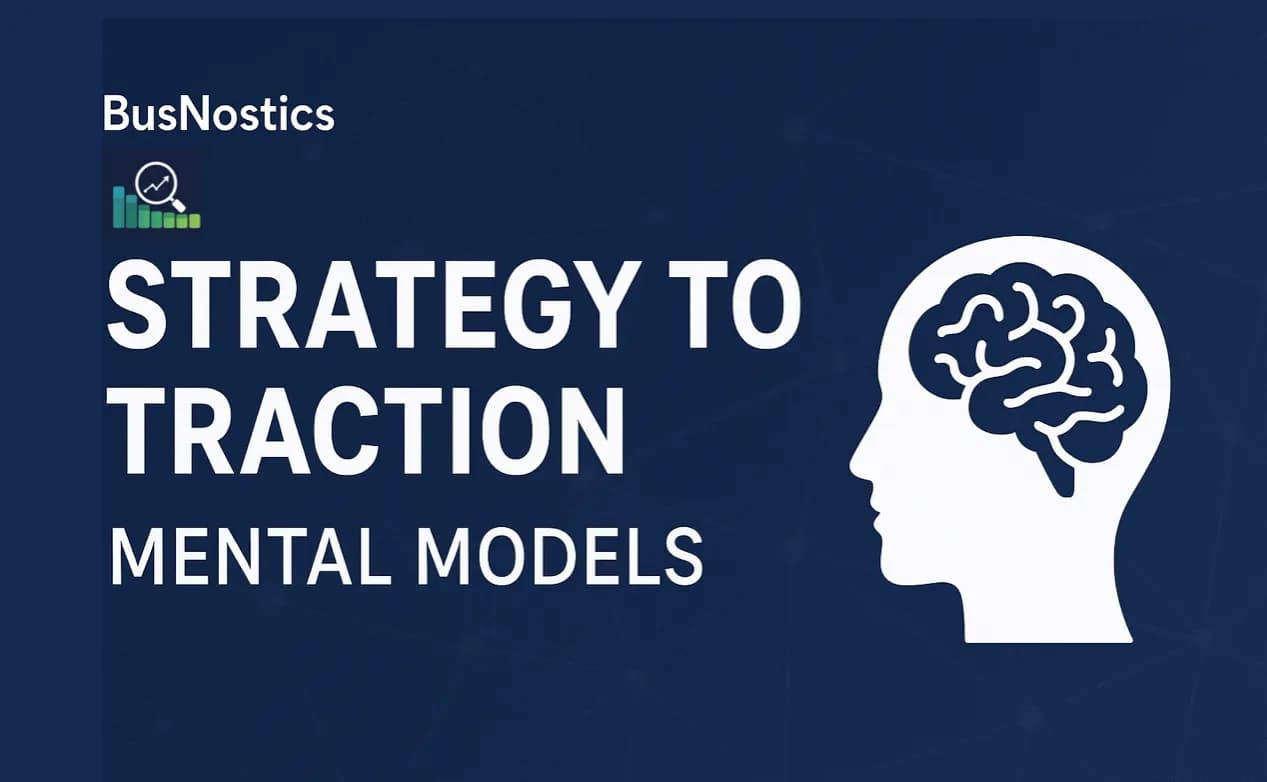 Strategy to Traction - Mental Models