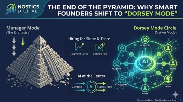 The End of the Pyramid: Why Founders are Shifting to Dorsey Mode
